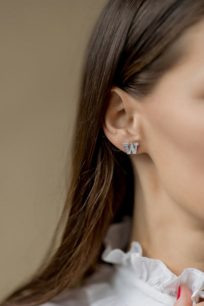 UW Micropavé Diamond Earrings